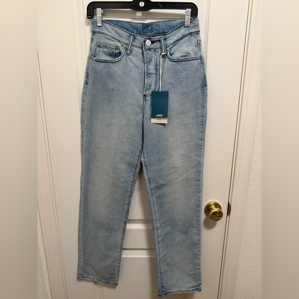 Jag Jeans Women's Sky Blue High Rise Jeans